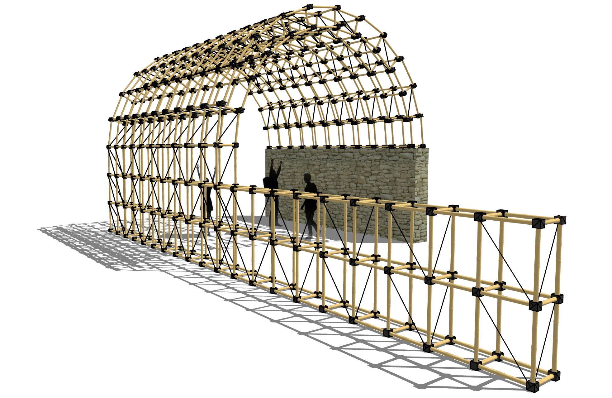 Estruturas feitas a medidas para diversos espaços e usos